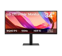 LG UltraWide Monitor 34U650A-B, Curved UWQHD 1440p IPS, 34 inch, 100Hz, 5ms GtG, HDR10, Speakers, HDMI, DP, USB-C (96W PD), Black