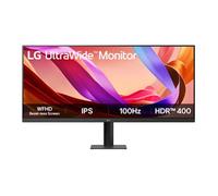 LG UltraWide Monitor 34U511A - UWFHD 1080p IPS 34 inch, 100Hz, 5ms GtG, DisplayHDR 400, Office and Desktop display, Reader Mode & Flicker Safe, Smart Energy Saving, DisplayPort, HDMI, Black