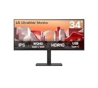 LG 34BA75QE-B 34' UltraWide QHD Curved IPS Monitor mit USB Type-C(TM)