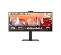 LG 34BA85QE-B 34' UltraWide QHD Curved IPS Monitor mit USB Type-C(TM) Anschluss & eingebauter FHD Webcam