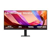 LG UltraWide Monitor 34U511A - UWFHD 1080p IPS 34 inch, 100Hz, 5ms GtG, DisplayHDR 400, Office and Desktop display, Reader Mode & Flicker Safe, Smart Energy Saving, DisplayPort, HDMI, Black