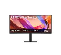 LG UltraWide Monitor 34U650A-B, Curved UWQHD 1440p IPS, 34 inch, 100Hz, 5ms GtG, HDR10, Speakers, HDMI, DP, USB-C (96W PD), Black