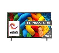 LG 43NANO80A6B 43" 43" TV 4K NanoCell AI (4K AI α7 Gen8 Processor, WebOS 25, 60Hz) Model Year 2025