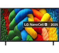 LG 43NANO80A6B 43" NanoCell Smart TV, Ashed Blue, 4K Ultra HD, G Rated G