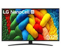 LG 43NANO81A6A 42.5" 4K UHD 2025 NanoCell TV