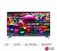 Lg 43Ua75006La 43 4K Uhd Smart Tv - Hdr10 Pro, Ai Processor 4K Gen8, Ai Sound Pro, Webos 25