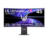 LG 45" UltraGear evo GX9 Gaming Monitor, World's First AI Upscaling 5K2K OLED, Black 45GX950BB