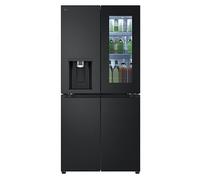 LG 508L InstaView™ Multi Door Fridge Freezer, Matte Black GMG860EPBE