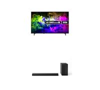 LG 50QNED7EB3C 50-Inch QNED MiniLED AI 4K UHD Smart TV bundle with US40T Soundbar with Wireless Subwoofer & WOW Interface 2.1 channel, 300W