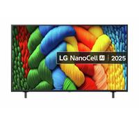 LG 55 Inch TV Smart 4K Ultra HD HDR NanoCell Freesat HD Ashed Blue 55NANO80A6B