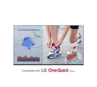 LG 55UL3J-E Digital signage display 139.7 cm (55') IPS 400 cd/m 4K Ultra HD Blue Built-in processor Web OS 16/7