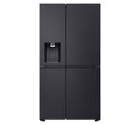 LG NatureFRESH™ American Fridge Freezer - Essence Black Steel - B Rated
