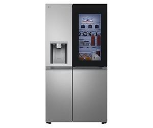 LG 628L InstaView™ SideBySide Fridge Freezer, Prime Silver GSXE81PYBD