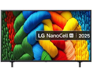 LG 65NANO80A6B 2025 65" 4K HDR NANOCELL AI LED SMART TV