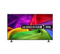 LG NANO 4K UHD AI NU80 65-inch 4K Smart TV - 65NU800B6LA (α7 AI Processor 4K Gen9, 60Hz, HDR10, FILMMAKER MODE™, Google Cast, Apple AirPlay 2) [Model year 2026]