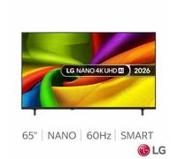 Lg 65Nu850B6La 65 Inch Nanocell 4K Ultra Hd Smart Tv, Hdr10, Ai Processor 4K Gen9, Webos 26, Game Optimiser