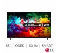 Lg 65Qned70B6C 65 Inch Qned 4K Ultra Hd Smart Tv, Mini Led, Ai Processor 4K Gen9, Hdr10, Hlg, Webos 26