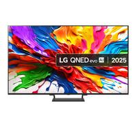 LG 75QNED93A6A 75 QNED evo Mini LED 4K HDR Smart TV, Black