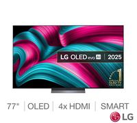 LG 77" OLED Evo AI C5 2025 4K UHD HDR Smart TV Dolby Vision OLED77C55LA WTY VAT [EEK: F]