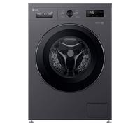 LG X10 Series Direct Drive F4X1009NMK WiFi-enabled 9 kg 1400 Spin Washing Machine - Slate Grey, Silver/Grey