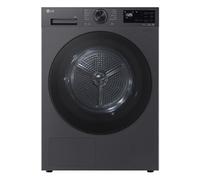 LG 9kg DUAL Inverter Heat Pump™ Tumble Dryer, Series 5, Black RHX5009TBB