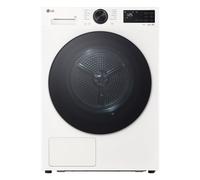 LG 9kg DUAL Inverter Heat Pump™ Tumble Dryer, Series 5, White RHX5009TWB