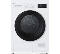 LG RHA1008NWK 8kg Heat Pump Tumble Dryer, White, A Rated