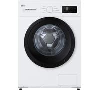 LG A10 Series Steam™ F4A10S8NWK 8kg Washing Machine with 1400 rpm - White - A Rated, White