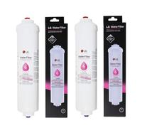 LG ADQ73693901 Replacement Refrigerator 'Push Fit Fitting' Fridge Water Filter Cartridge (2 Pack)