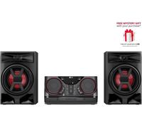 LG XBOOM CK43N CK43N.DGBRLLK 300 Watt Mini Hi-Fi System with Bluetooth - Black, Black