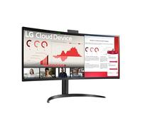 LG Cloud Device Thin Client AIO Monitor 34CR650N, 34 inch Curved QHD UltraWide, 5ms, All-in-One Non OS, VDI Support, WIFI, Bluetooth, Fanless design, Built-in speakers, Pop-up Webcam