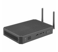 LG CQ600N-6N - Thin Client - USFF - 1 x Celeron N5105 / 2 GHz - RAM 4 GB - Flash - eMMC 16 GB - UHD Graphics - GigE - WLAN: 802.11a/b/g/n/ac/ax, Bluetooth 5.1 - no OS - Monitor: None