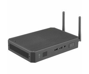 LG CQ600N-6N - Thin Client - USFF - 1 x Celeron N5105 / 2 GHz - RAM 4 GB - Flash - eMMC 16 GB - UHD Graphics - GigE - WLAN: 802.11a/b/g/n/ac/ax, Bluetooth 5.1 - no OS - Monitor: None