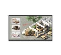 LG CreateBoard Standard interactive whiteboard 190.5 cm (75") 3840 x 2160 pixels Touchscreen Black