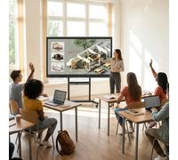 LG CreateBoard TR3DQ 65-inch Interactive Monitor 65-inch UHD interactive display with Android 14, 50-point multi-touch and wireless sharing for
