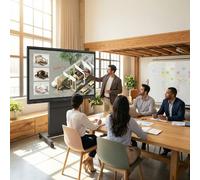 LG CreateBoard TR3DQ 75-inch UHD Interactive Display 75-inch UHD interactive display with Android 14, 50-point multi-touch and wireless sharing for