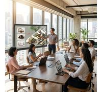 LG CreateBoard TR3DQ 86-inch UHD Interactive Display 86-inch UHD interactive display with Android 14, 50-point multi-touch and wireless sharing for