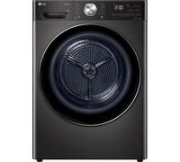 LG Dual Dry™ FDV1110B Wifi Connected 10Kg Heat Pump Tumble Dryer - Platinum Black - A+++ Rated