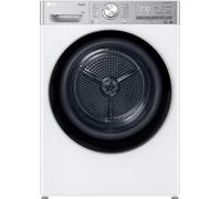 LG Dual Dry™ FDV1110W Wifi Connected 10Kg Heat Pump Tumble Dryer - White - A+++ Rated, White