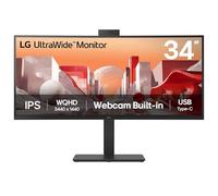 LG 34BA85QE 34 IPS QHD USB-C Webcam UltraWide Curved Monitor