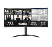 LG 34WR55QK-B computer monitor 86.4 cm (34") 3440 x 1440 pixels Wide Quad HD Black