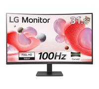 LG Electronics Curved Wide screen Monitor 32MR50C-B, 32 Inch, Full HD 1080p, 100Hz, 5ms GtG, VA Panel, AMD FreeSync, Smart Energy Saving, Anti-Glare,