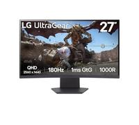 LG Electronics UltraGear 27GS60QX-B (68.4 cm (27 Zoll), schwarz, WQHD, VA, Curved, AMD Free-Sync, 180Hz Panel)
