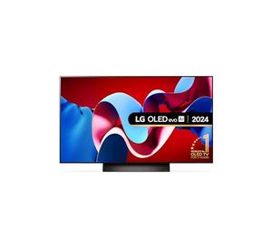 LG evo OLED48C44LA 48-Inch 4K UHD Smart TV, (α9 AI Processor Gen7, Dolby Atmos, Freeview Play and Amazon Alexa, 120Hz), Umber Brown [Model 2024]