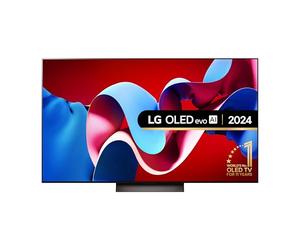 LG evo OLED65C44LA 65-Inch 4K UHD Smart TV, (α9 AI Processor Gen7, Dolby Atmos, Freeview Play and Amazon Alexa, 120Hz), Umber Brown [Model 2024]