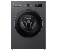 LG X10 Series Direct Drive F4X1009NMK WiFi-enabled 9 kg 1400 Spin Washing Machine - Slate Grey, Silver/Grey
