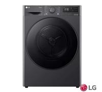 Lg Fdv709Gn Heat Pump Tumble Dryer, 9Kg, Dual Inverter, Auto Cleaning Condenser, Smart Pairing Slate Grey