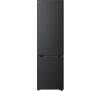LG Fit & Max GBBS524CEV 203cm Total No Frost Fridge Freezer - Black Steel Black