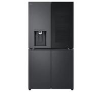 LG 638L InstaView™ Fridge Freezer with Craft Ice™, Essence Black Steel GMG96CRAFT