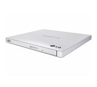 LG GP57EW40.AHLE10B Ultra Slim Portable USB 2.0 DVD-RW - White GP57EW40.AHLE10B